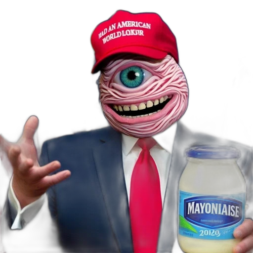 mask, creature, animal, bottle, vaporwave, underwater, digitally, altered transparent PNG cut-out
