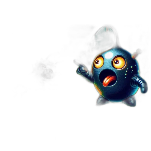 creature, robot, 3d render, concept art, fantasy art, photorealistic, fog, underwater transparent PNG cut-out