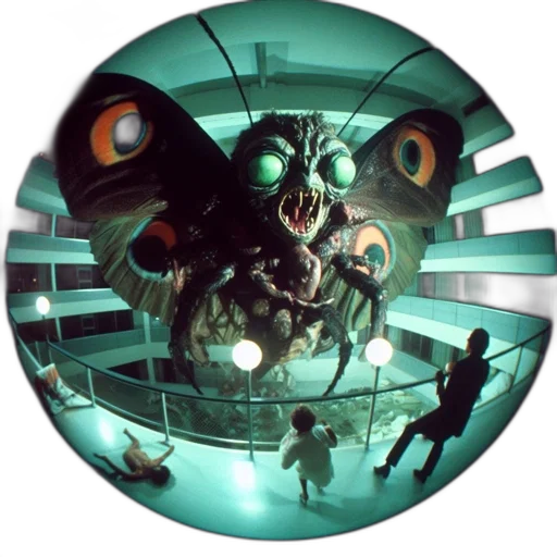 mask, creature, robot, concept art, comic book art, 3d render, outer space, underwater transparent PNG cut-out