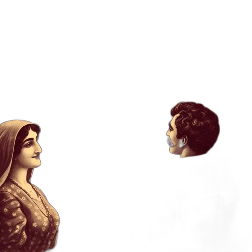 face, dress, crown, hair, concept art, pixel art, 3d render, comic book art transparent PNG cut-out