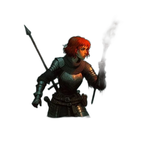 staff, weapon, sword, concept art, pixel art, fantasy art, 3d render, fire transparent PNG cut-out