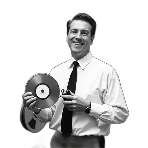 staff, robot, weapon, umbrella, black, white, image, man transparent PNG cut-out