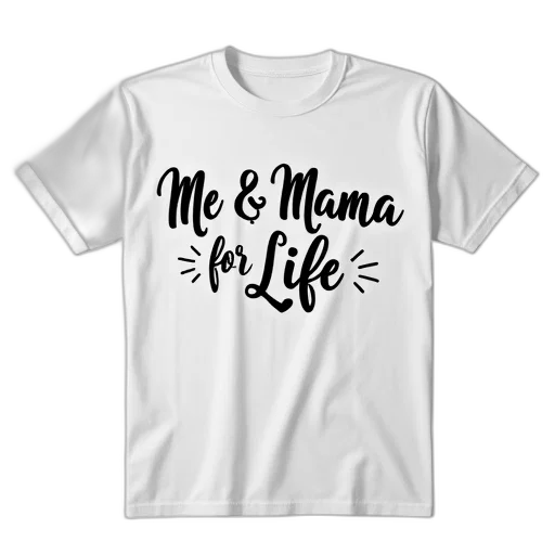 white, t-shirt, phrase, mama, life, written, black, cursive transparent PNG cut-out