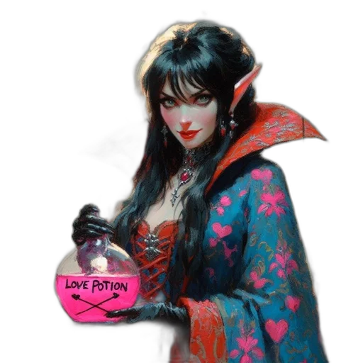 dress, fantasy art, concept art, photorealistic, comic book art, dark, red, neon transparent PNG cut-out