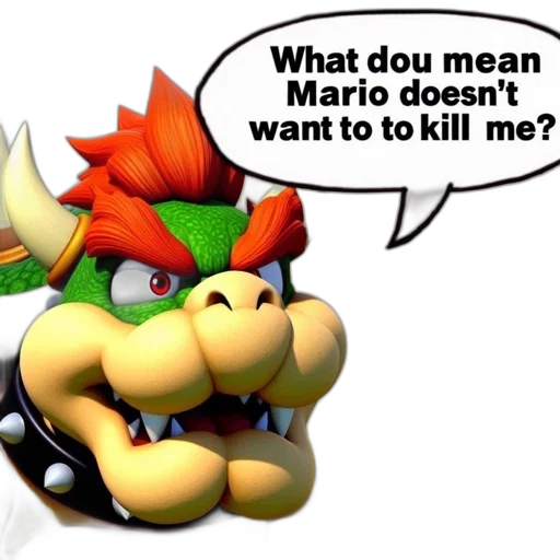 weapon, dragon, animal, mask, concept art, 3d render, bowser, antagonist transparent PNG cut-out