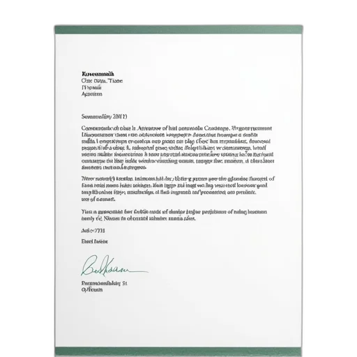 letter, recommendation, business, appointment transparent PNG cut-out