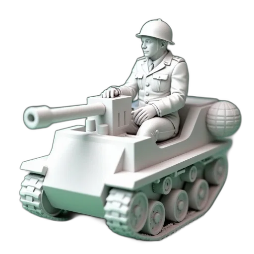 weapon, robot, car, 3d render, concept art, photorealistic, pixel art, detailed transparent PNG cut-out