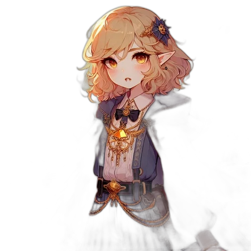 staff, dress, crown, weapon, fantasy art, watercolor, concept art, pixel art transparent PNG cut-out