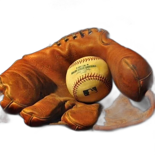 animal, creature, photorealistic, 3d render, concept art, baseball, nestled, palm transparent PNG cut-out
