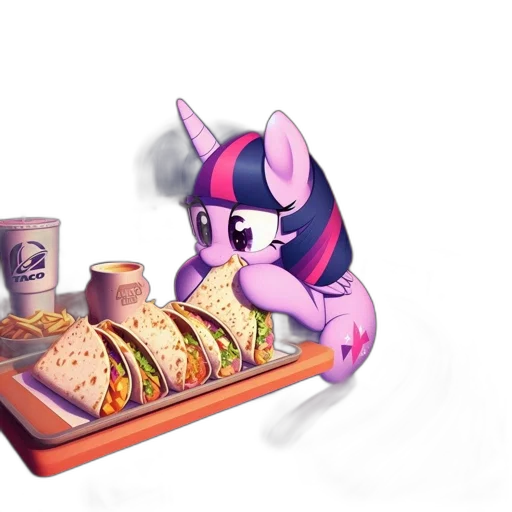 food, animal, creature, concept art, 3d render, pixel art, watercolor, twilight transparent PNG cut-out
