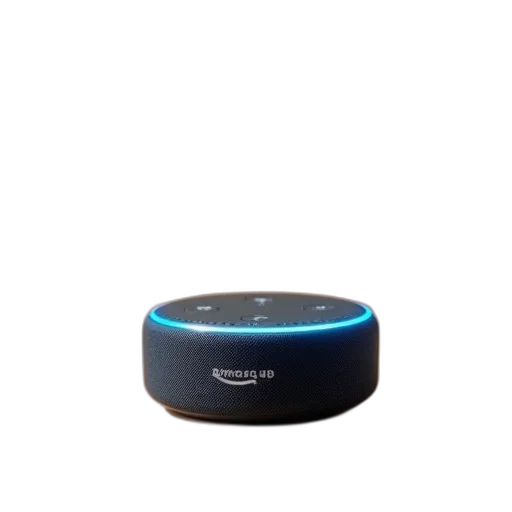 robot, 3d render, amazon, echo transparent PNG cut-out
