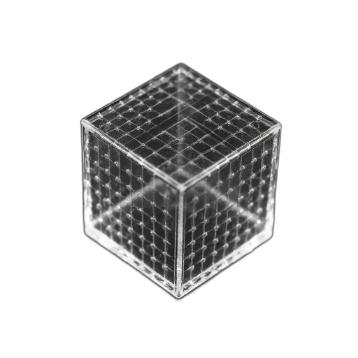 crown, jewelry, furniture, robot, 3d render, transparent, plastic, cube transparent PNG cut-out