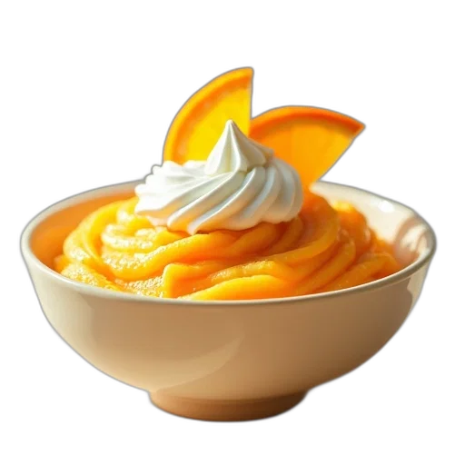 food, crown, hat, 3d render, photorealistic, bowl, orange, salad transparent PNG cut-out