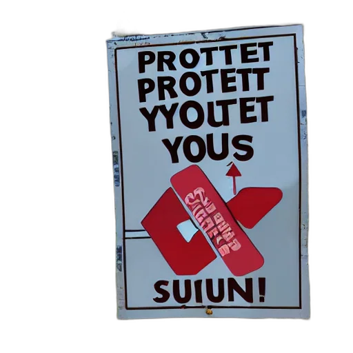 sign, says, protect, nuts transparent PNG cut-out