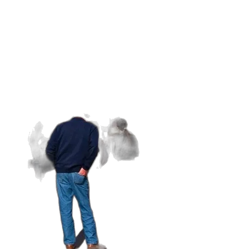 jacket, staff, hair, shoes, 3d render, concept art, photorealistic, pixel art transparent PNG cut-out