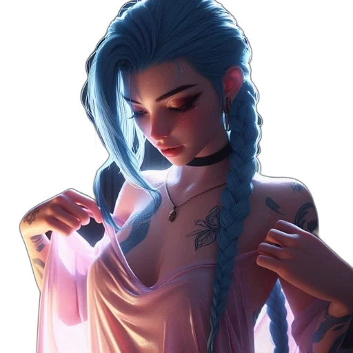 dress, jewelry, face, cyberpunk, fantasy art, concept art, comic book art, neon lights transparent PNG cut-out