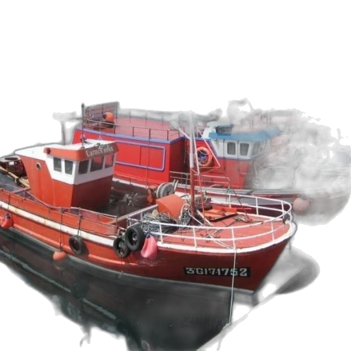 weapon, photorealistic, 3d render, concept art, watercolor, fog, red, boat transparent PNG cut-out