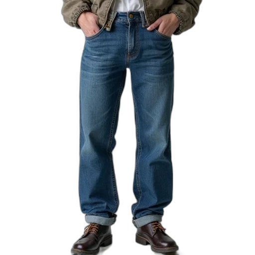 jacket, staff, weapon, hair transparent PNG cut-out