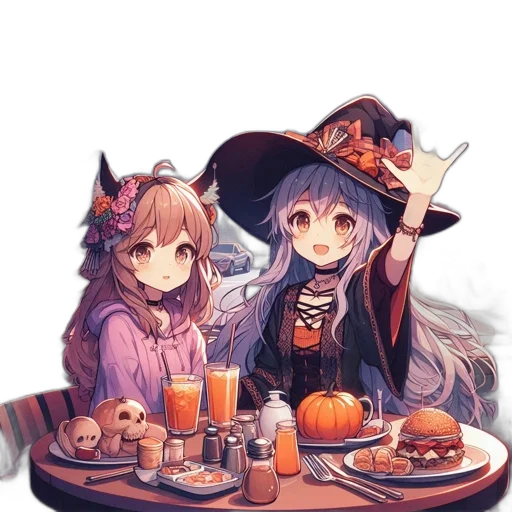 food, hat, staff, anime, pixel art, fantasy art, concept art, fire transparent PNG cut-out