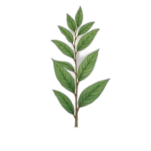 tree, staff, crown, food, 3d render, photorealistic, green, detailed transparent PNG cut-out