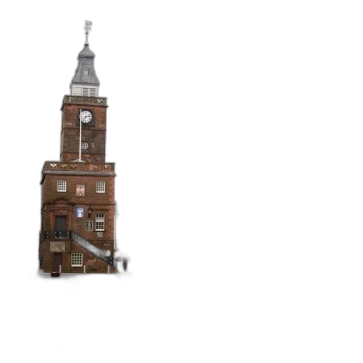 building, dress, umbrella, 3d render, photorealistic, concept art, snow, city street transparent PNG cut-out
