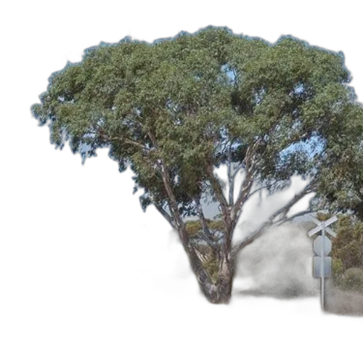 tree, crown, 3d render, photorealistic, concept art, forest, fog, rain transparent PNG cut-out