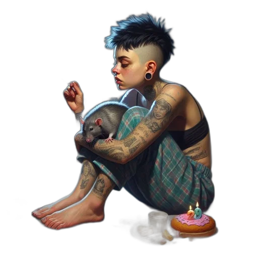 dress, shoes, jacket, jewelry, cyberpunk, concept art, fantasy art, pixel art transparent PNG cut-out