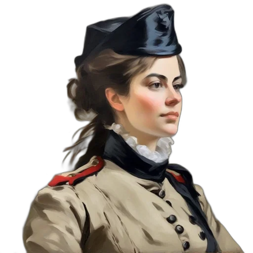staff, face, hat, jacket transparent PNG cut-out