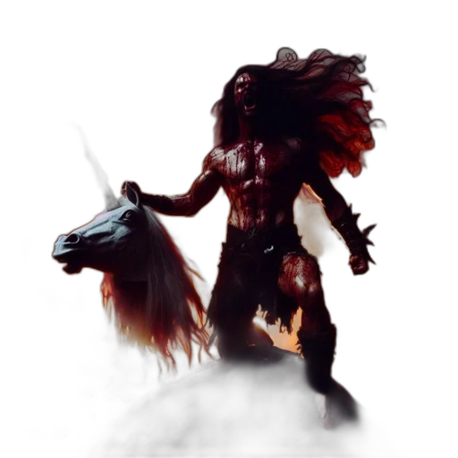 creature, dragon, animal, hair, concept art, fantasy art, comic book art, pixel art transparent PNG cut-out