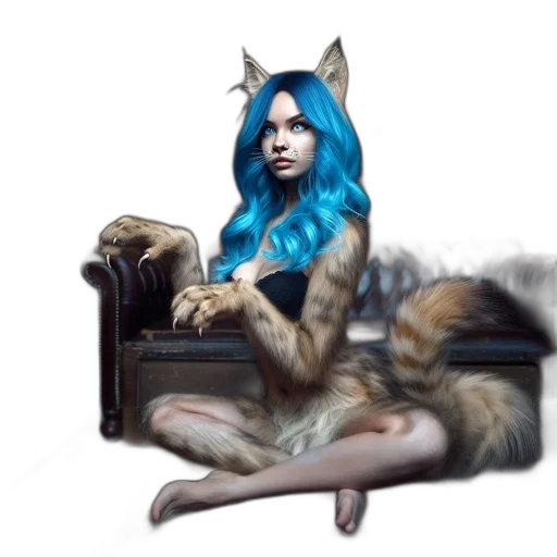 creature, animal, dress, furniture, fantasy art, concept art, photorealistic, pixel art transparent PNG cut-out