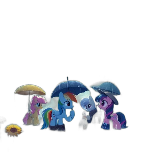 umbrella, staff, hat, creature, concept art, 3d render, pixel art, fantasy art transparent PNG cut-out