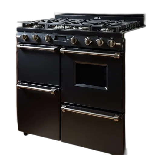 gas, stove, has, dual transparent PNG cut-out
