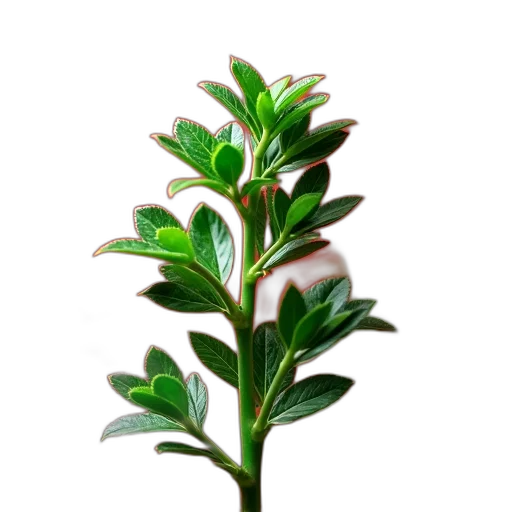 tree, staff, crown, flower, 3d render, photorealistic, concept art, green transparent PNG cut-out