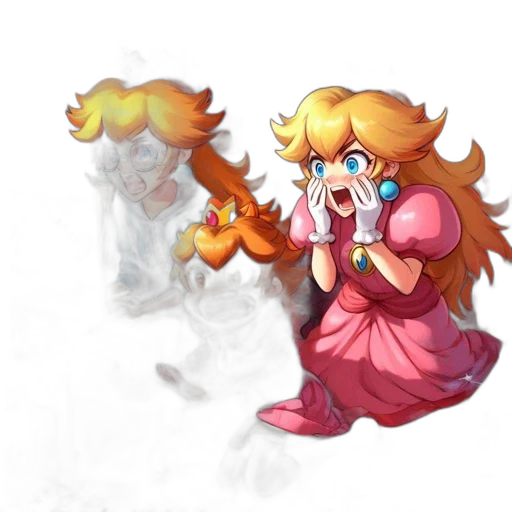 dress, mask, face, creature, concept art, pixel art, anime, watercolor transparent PNG cut-out