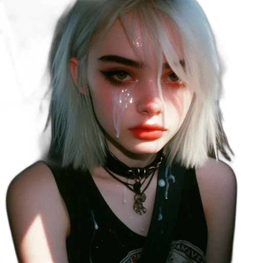 face, robot, mask, hair, photorealistic, fantasy art, cyberpunk, concept art transparent PNG cut-out