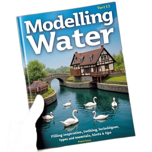 3d render, second, book, shows, how, series, modelling, water transparent PNG cut-out