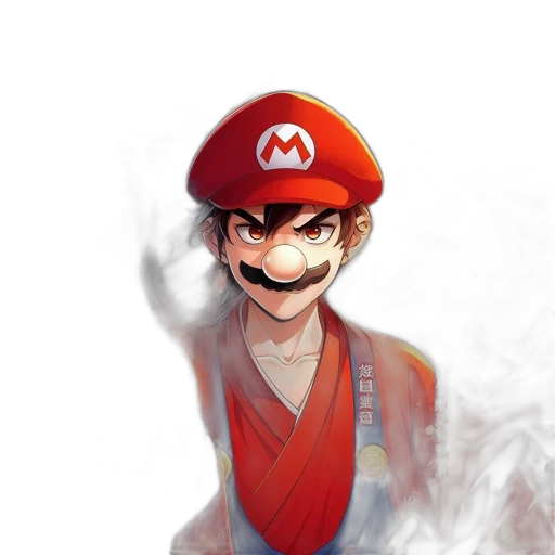 mask, hat, face, staff, concept art, pixel art, fantasy art, photorealistic transparent PNG cut-out
