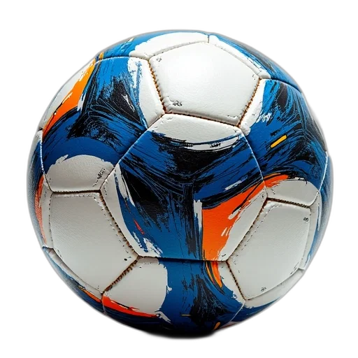 weapon, photorealistic, 3d render, close-up, image, soccer, ball, unique transparent PNG cut-out