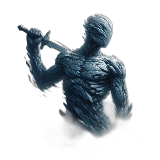 creature, weapon, sword, animal, concept art, 3d render, comic book art, fantasy art transparent PNG cut-out