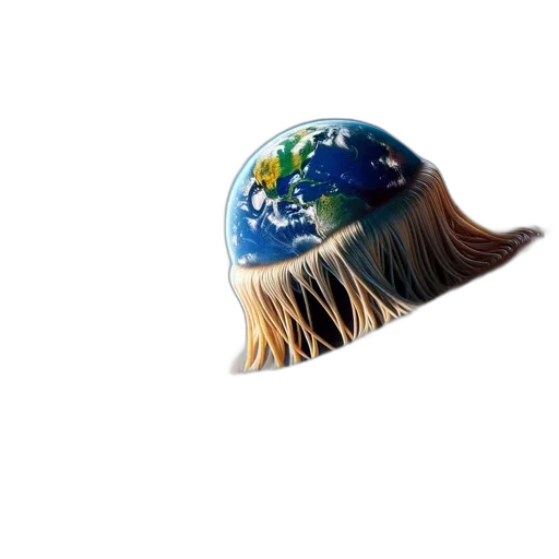 hat, hair, crown, staff, vaporwave, 3d render, photorealistic, concept art transparent PNG cut-out