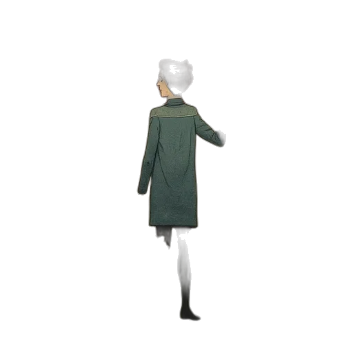 dress, jacket, staff, robot, 3d render, concept art, photorealistic, pixel art transparent PNG cut-out