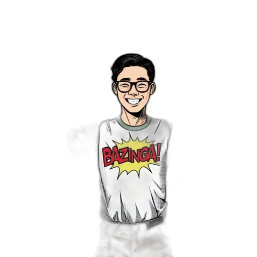 staff, face, jacket, cartoon, pixel art, comic book art, 3d render, man transparent PNG cut-out