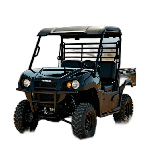 car, 3d render, photorealistic, concept art, 2019, kawasaki, mule, pro transparent PNG cut-out