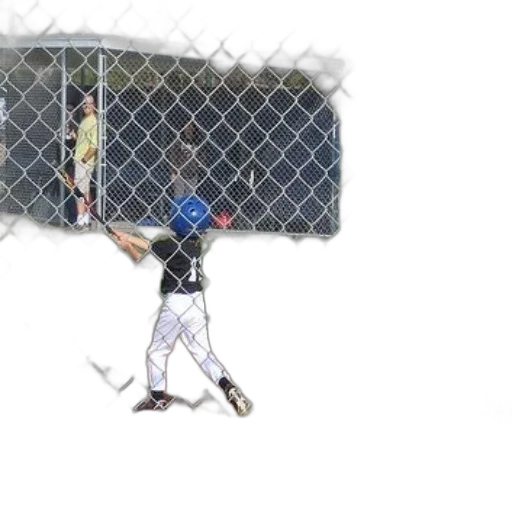 weapon, concept art, pixel art, photorealistic, 3d render, baseball, player, black transparent PNG cut-out