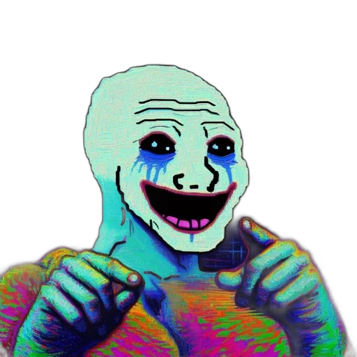 mask, face, creature, robot, vaporwave, pixel art, 3d render, photorealistic transparent PNG cut-out