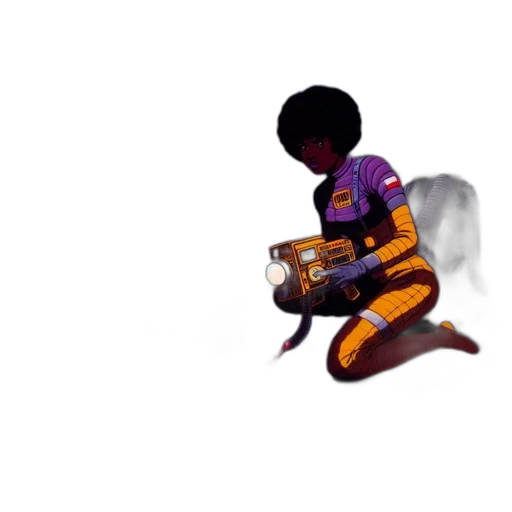 robot, animal, weapon, creature, concept art, pixel art, comic book art, 3d render transparent PNG cut-out