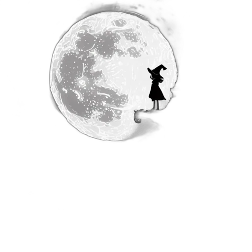 dress, mask, umbrella, staff transparent PNG cut-out