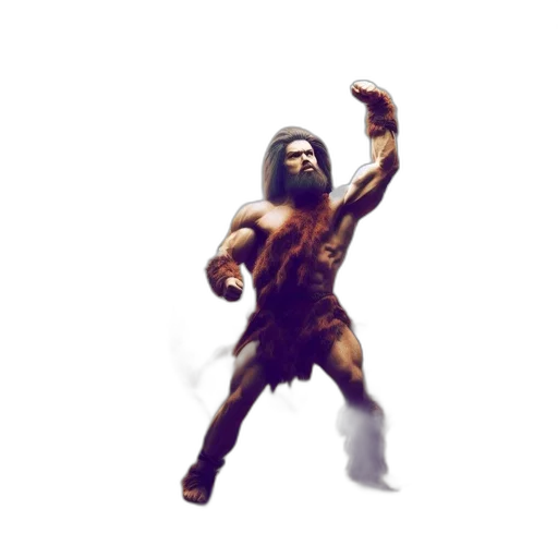 creature, animal, hair, staff, concept art, fantasy art, 3d render, pixel art transparent PNG cut-out