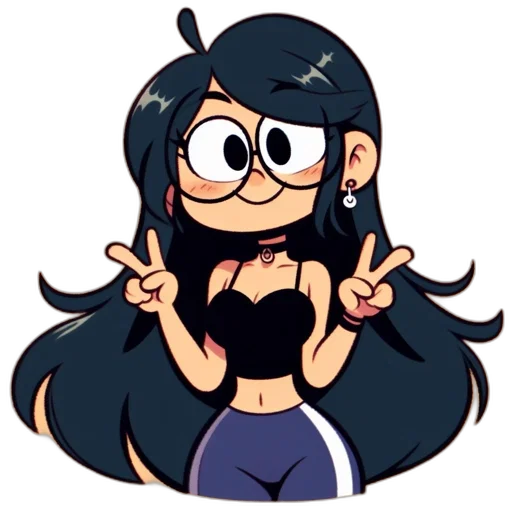 staff, cartoon, anime, pixel art, concept art, animated, female, character transparent PNG cut-out