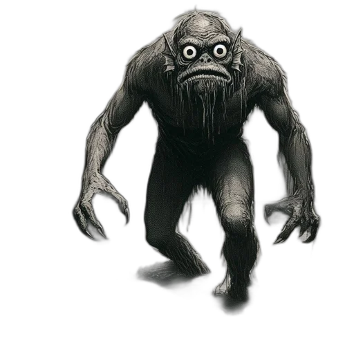 creature, animal, mask, face, concept art, comic book art, fantasy art, 3d render transparent PNG cut-out